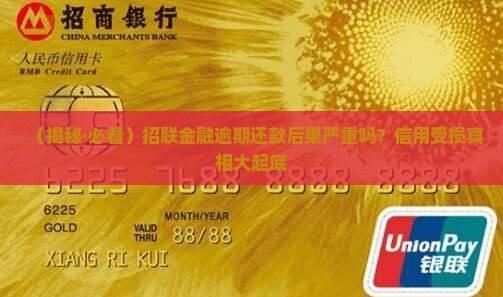 招联金融逾期还款信用影响有多大