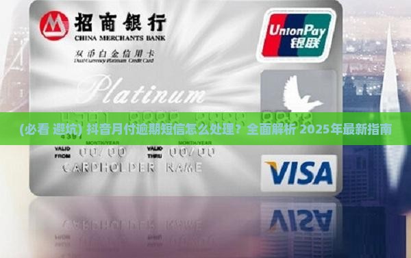 抖音月付严重逾期短信提醒如何处理