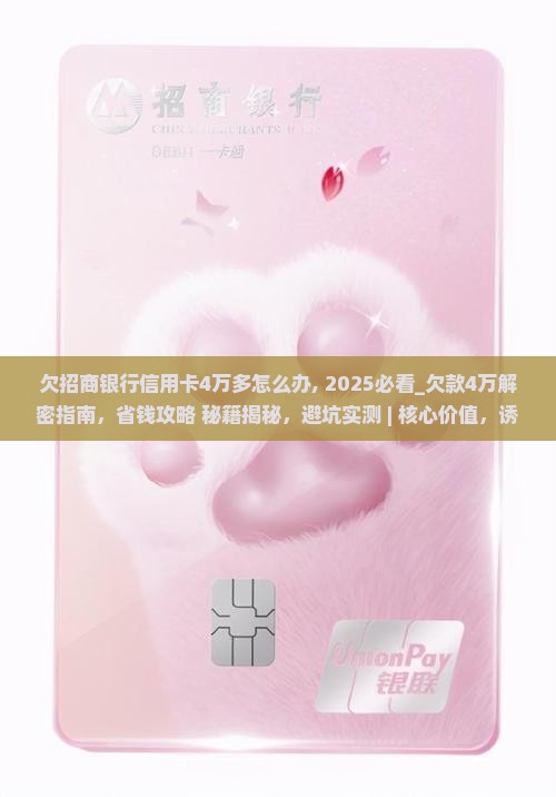 欠招商银行信用卡4万多怎么办