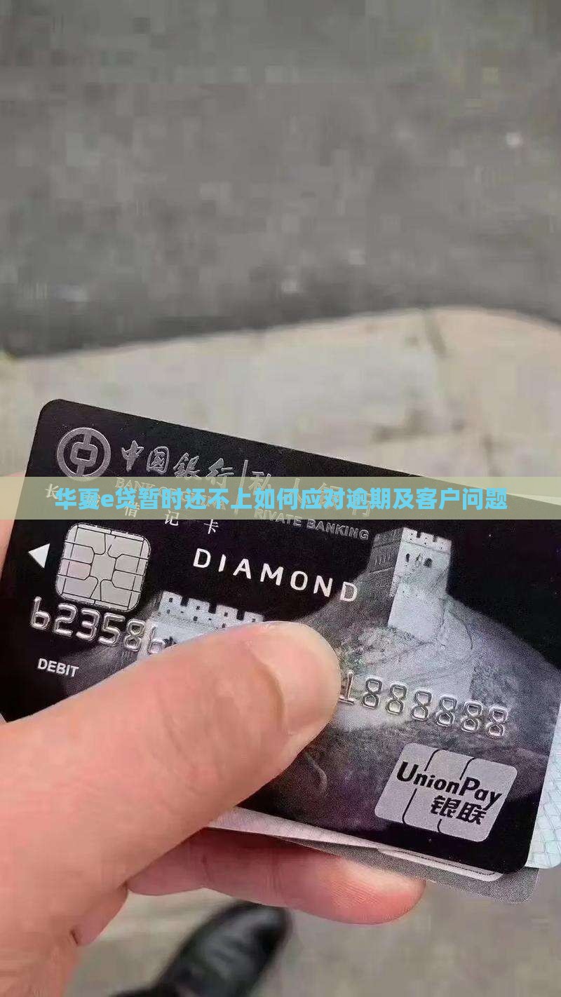 华夏e贷暂时还不上如何应对