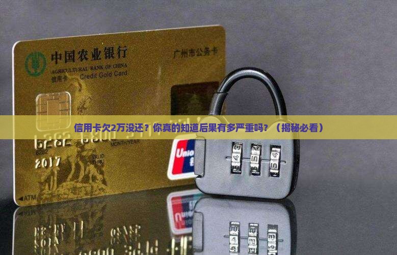 信用卡欠2万没还会怎么样
