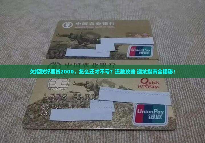欠招联好期贷2千如何还款