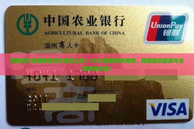 浦发银行逾期被起诉冻结
