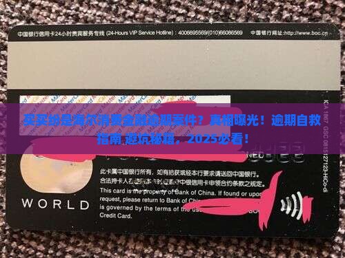 买买纷是海尔消费金融逾期案件