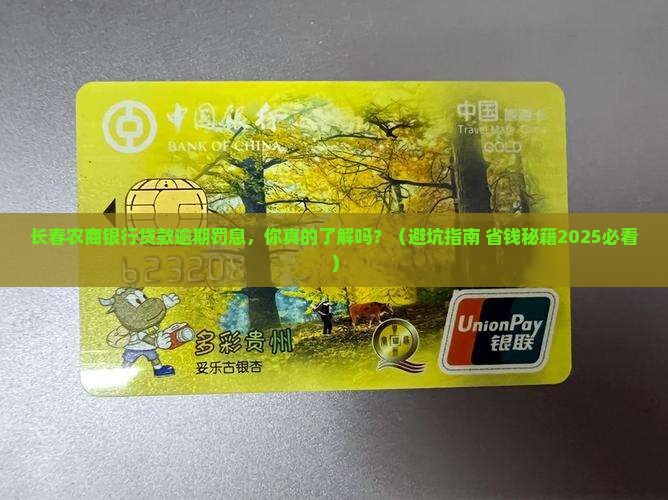 长春农商银行贷款逾期罚息