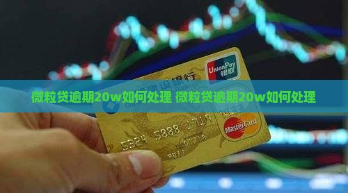 微粒贷逾期20w如何处理