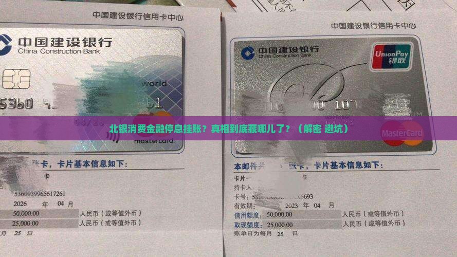 北银消费金融停息挂账真相揭秘