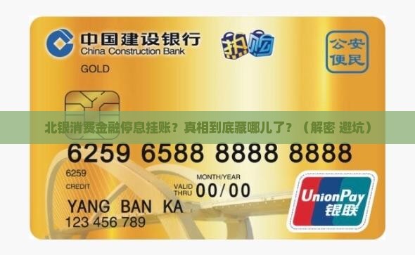 北银消费金融停息挂账真相揭秘