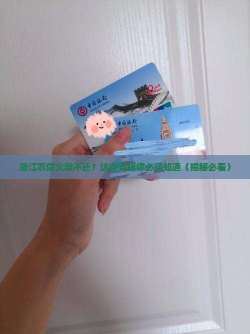 浙江农信未还款怎么处理