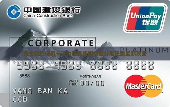 民生银行信用卡无力还款如何协商分期还款