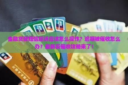 金融贷款短信起诉应该怎么操作