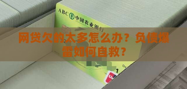 网贷欠的太多