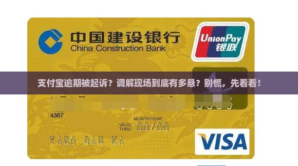 支付宝逾期被起诉调解会怎么样