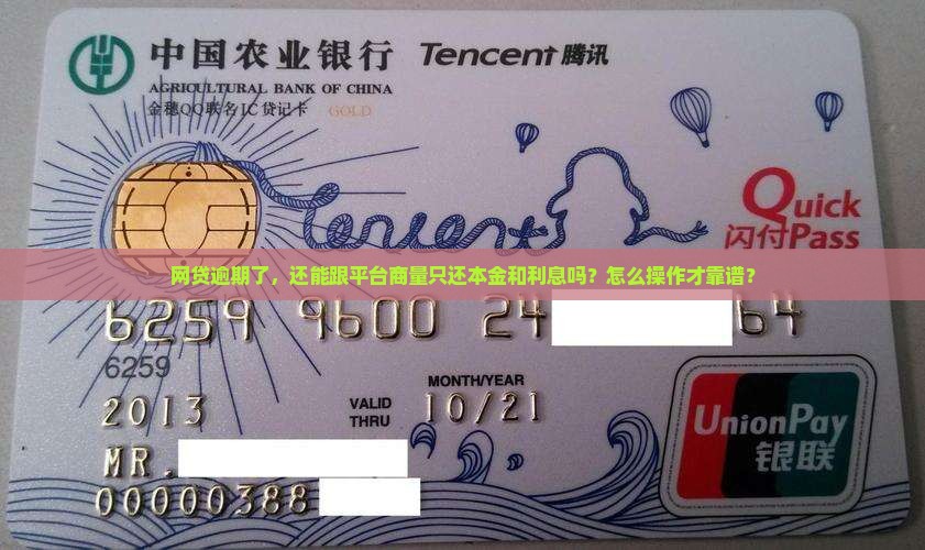 网贷怎么协商只还本金利息怎么处理