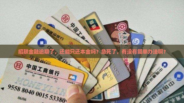 招联金融逾期能还本金吗