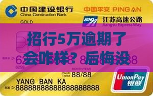 招商银行5万逾期还款后果