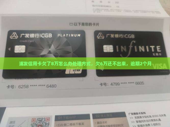 浦发信用卡欠了8万怎么办处理方式