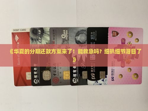 华夏协商分期还款方案详解