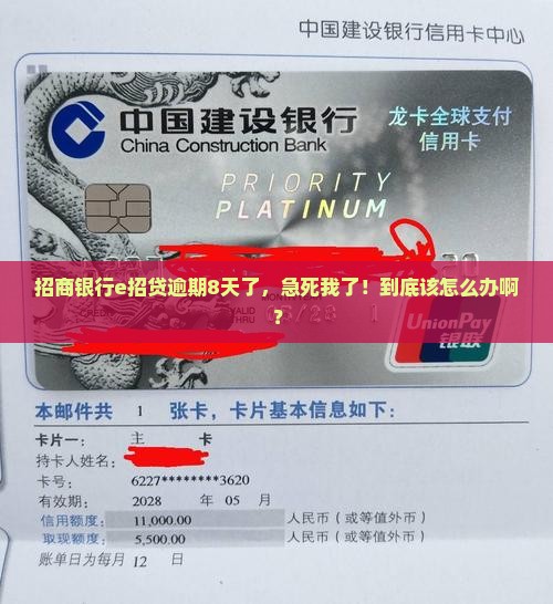 招商银行e招贷逾期还款8天应该怎么办