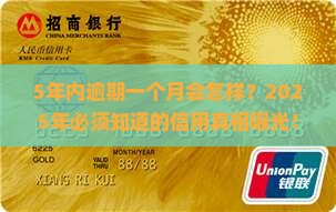 5年内逾期一个月会怎么样