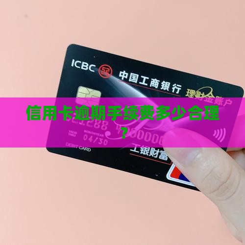 信用卡逾期要多少手续费才合理