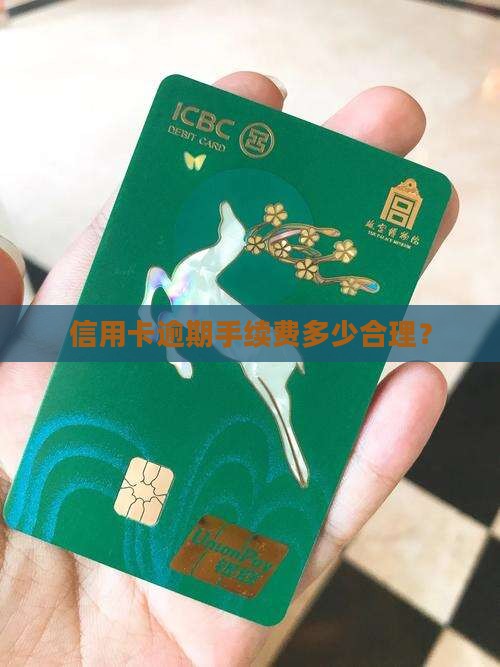 信用卡逾期要多少手续费才合理