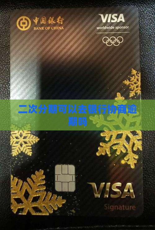二次分期可以去银行协商吗