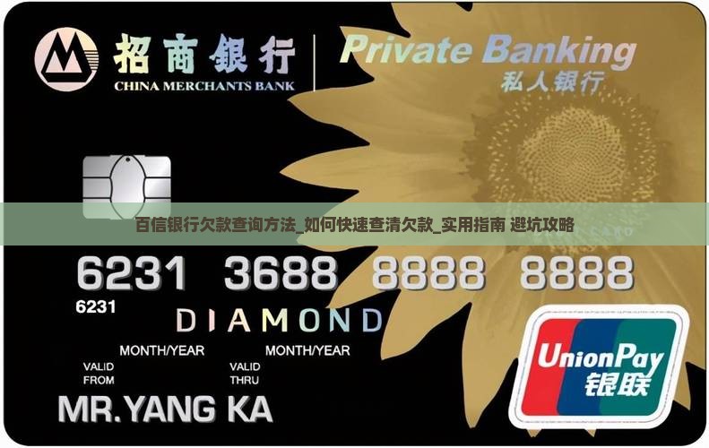 百信银行欠款查询方法