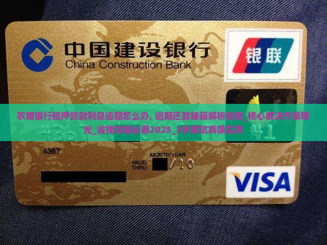 农商银行抵押贷款利息逾期怎么办