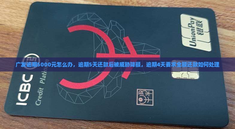 广发逾期5000元怎么办