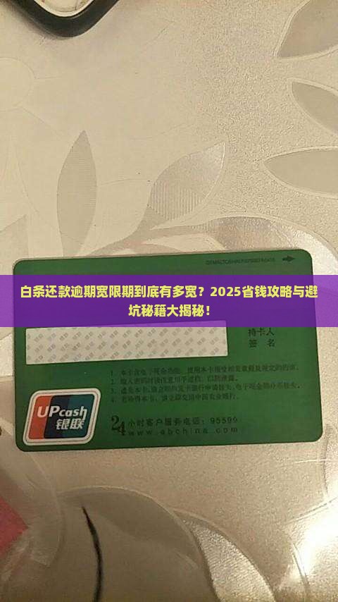 白条还款逾期宽限度如何确定