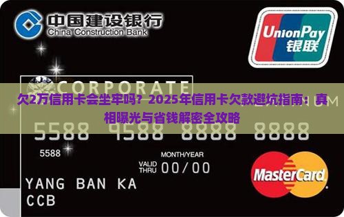 欠2万信用卡坐牢案例信用卡欠款如何解决