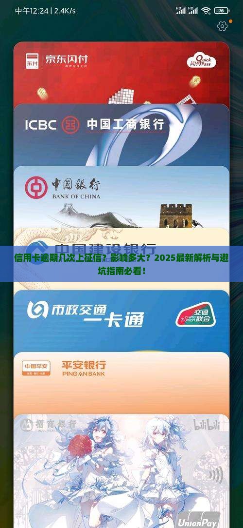 信用卡有几次逾期还款会被列入信用记录