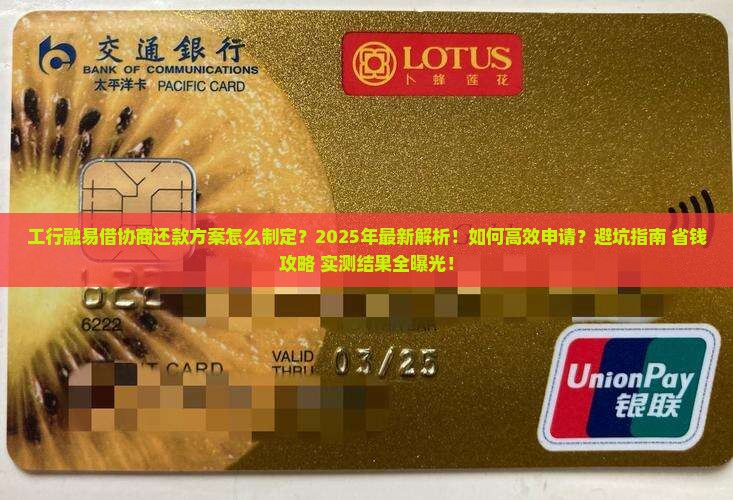 工行融易借协商还款方案怎么制定