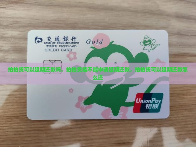 拍拍贷可以延期还款吗