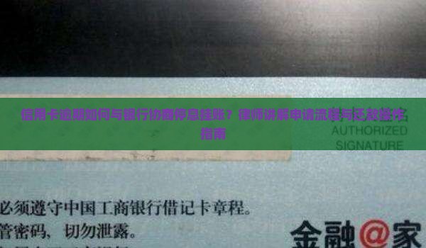 信用卡协商停息挂账的案例怎么操作