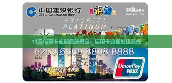 11月信用卡逾期最新规定