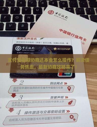 支付宝逾期协商还本金如何操作