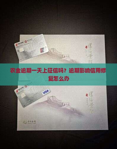 农金逾期一天上征信吗？逾期影响信用修复怎么办