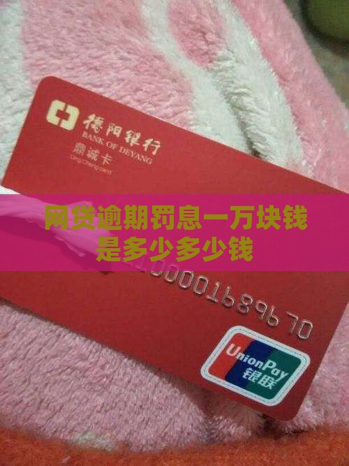 网贷逾期罚息一万块钱是多少多少钱