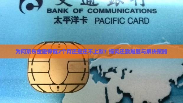 为何京东金融停催2个月还是还不上款？探究还款难题与解决策略