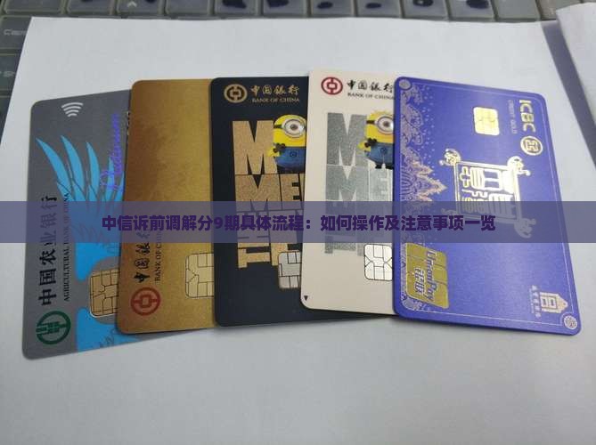 中信诉前调解分9期具体流程：如何操作及注意事项一览