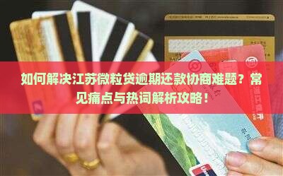 如何解决江苏微粒贷逾期还款协商难题？常见痛点与热词解析攻略！