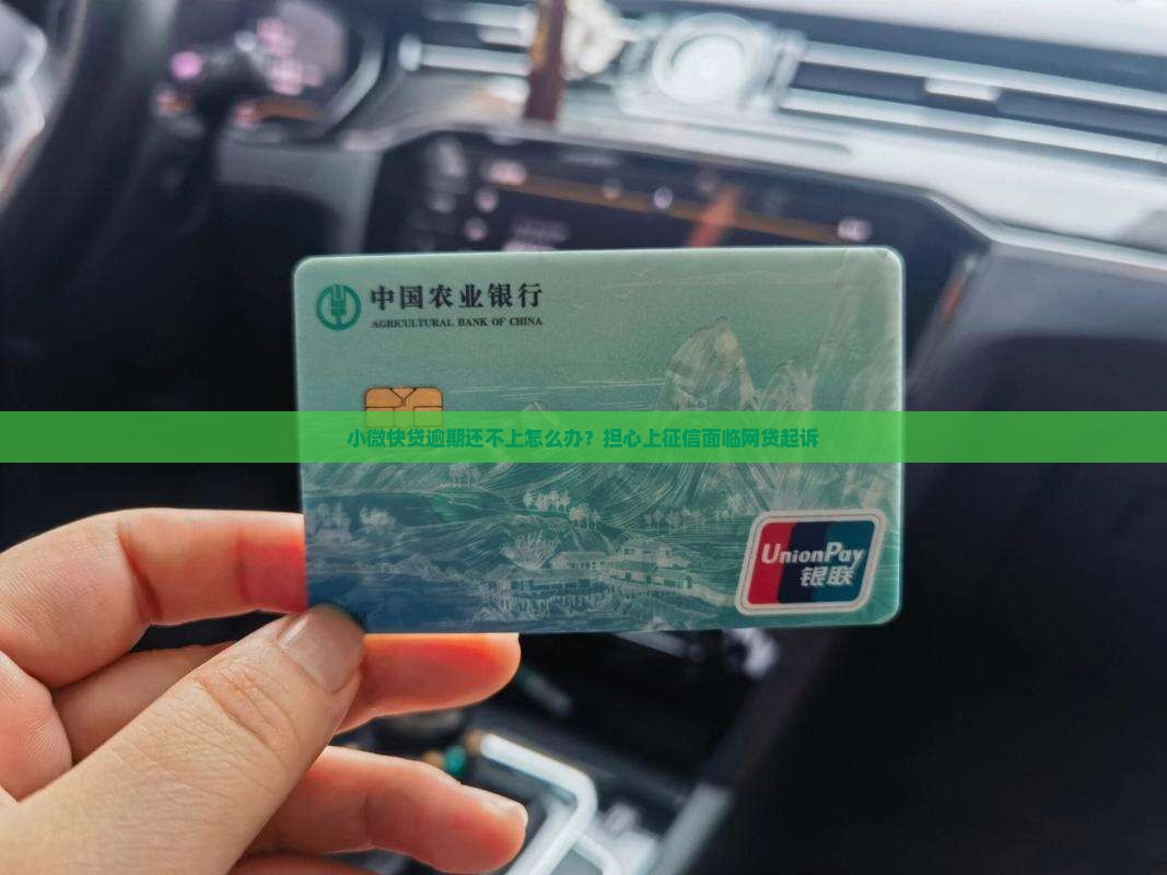 小微快贷逾期还不上怎么办？担心上征信面临网贷起诉