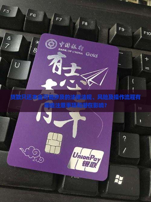 贷款只还本金可能涉及的法律法规、风险及操作流程有哪些注意事项和潜在影响？
