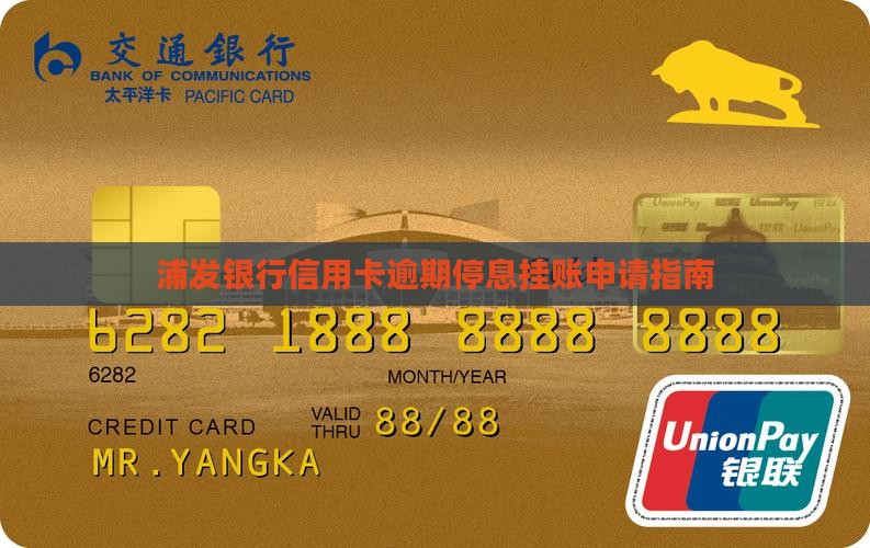 浦发银行信用卡逾期停息挂账申请指南
