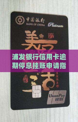 浦发银行信用卡逾期停息挂账申请指南