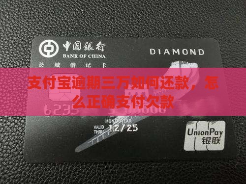 支付宝逾期三万如何还款，怎么正确支付欠款