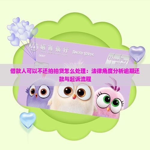 借款人可以不还拍拍贷怎么处理：法律角度分析逾期还款与起诉流程