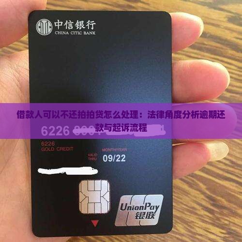 借款人可以不还拍拍贷怎么处理：法律角度分析逾期还款与起诉流程